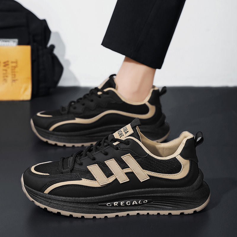 Herren Sportlicher Retro-Chunky Sneaker mit dicker EVA-Laufsohle und atmungsaktivem Mesh-Upper Echoarhiv – Norré