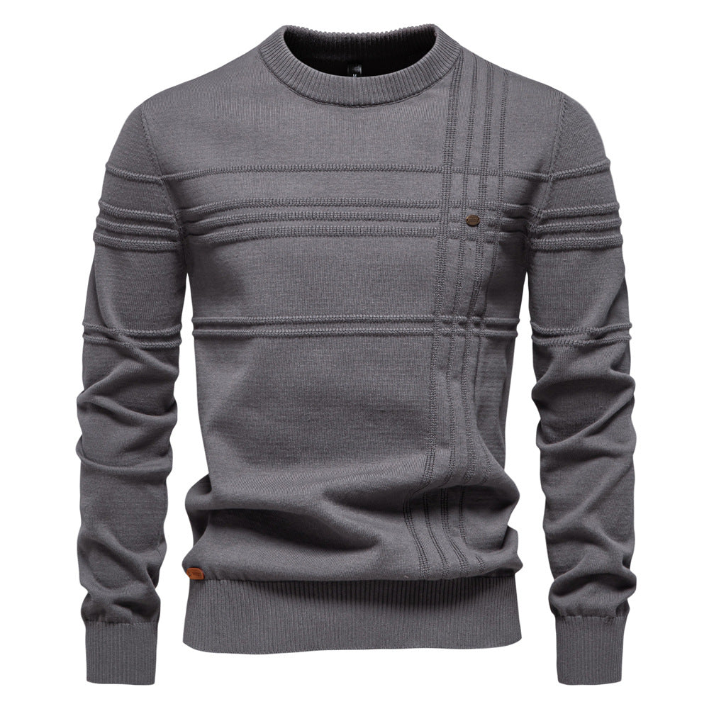 Herren Strickpullover mit modernem Strukturdesign und Komfortpassform Echoarchiv