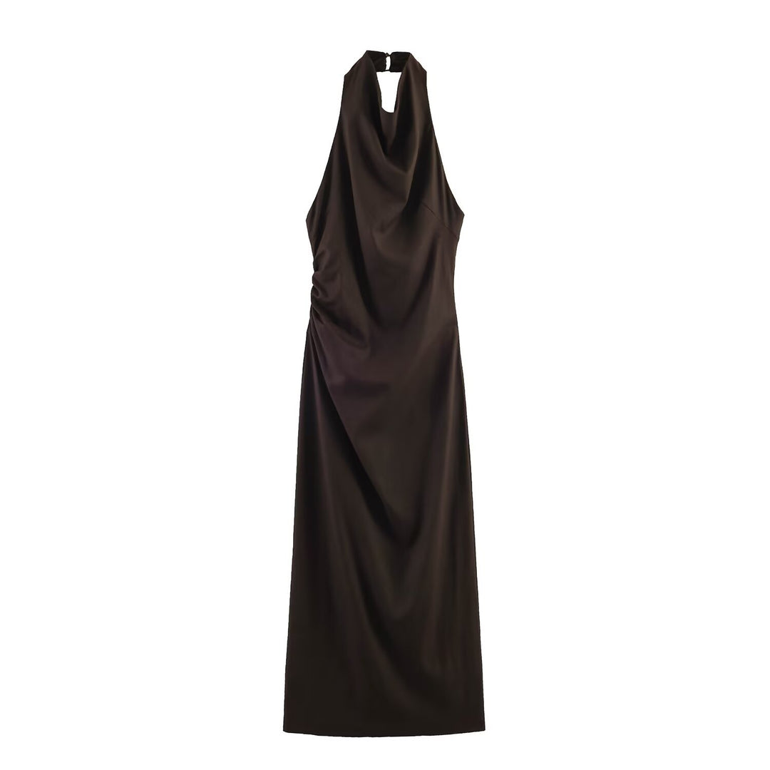 Damen Maxikleid mit elegantem Drapierungsdesign Echo Archiv