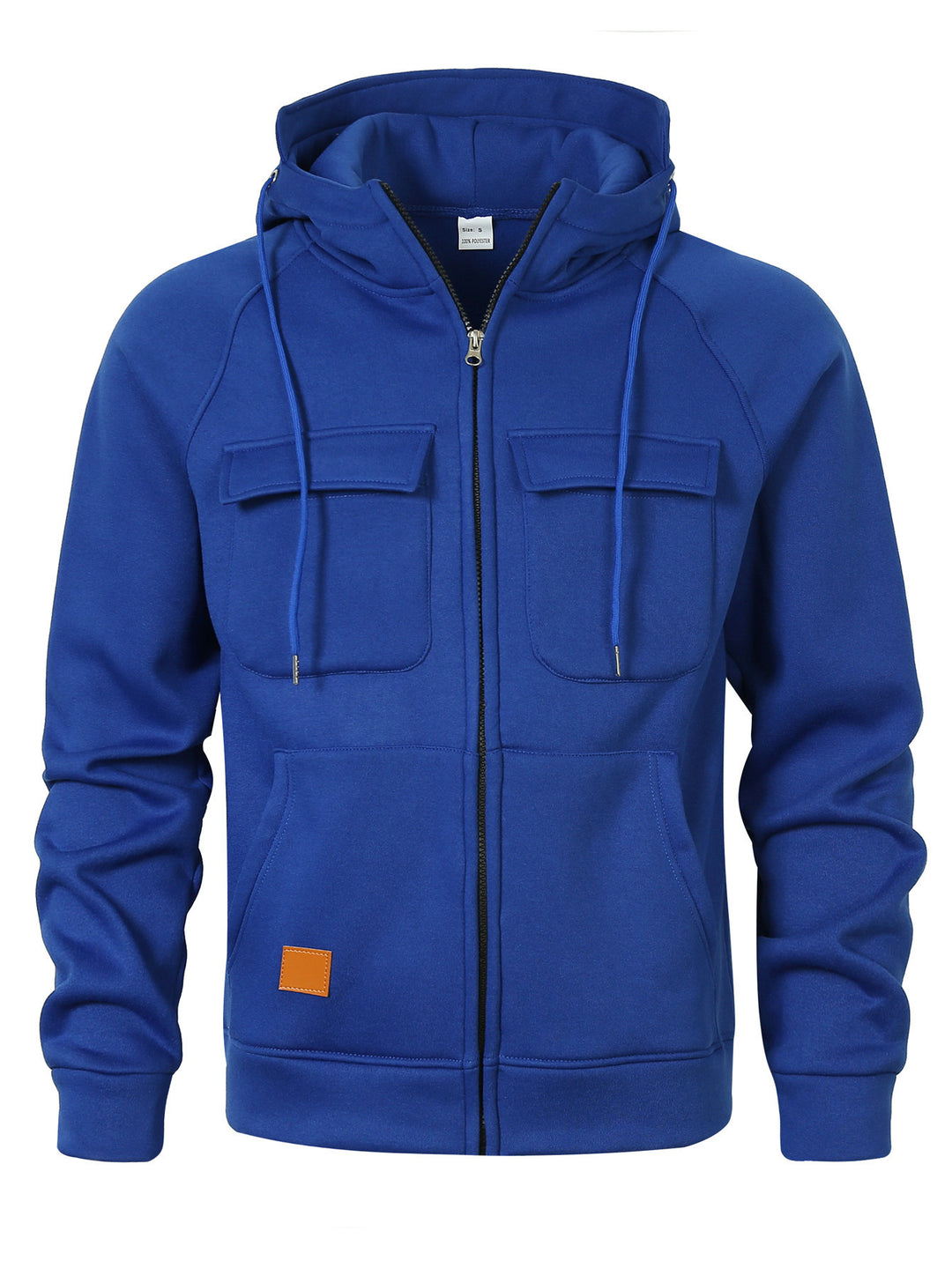 Herren Kapuzenjacke mit nachhaltigem Baumwollmix und praktischen Taschen Echoarchiv