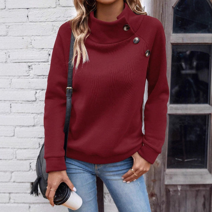 Damen Elegantes Oberteil mit Rollkragen Echo Archiv
