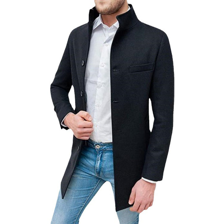 Herren eleganter Melton-Mantel Echoarchiv 1760892244