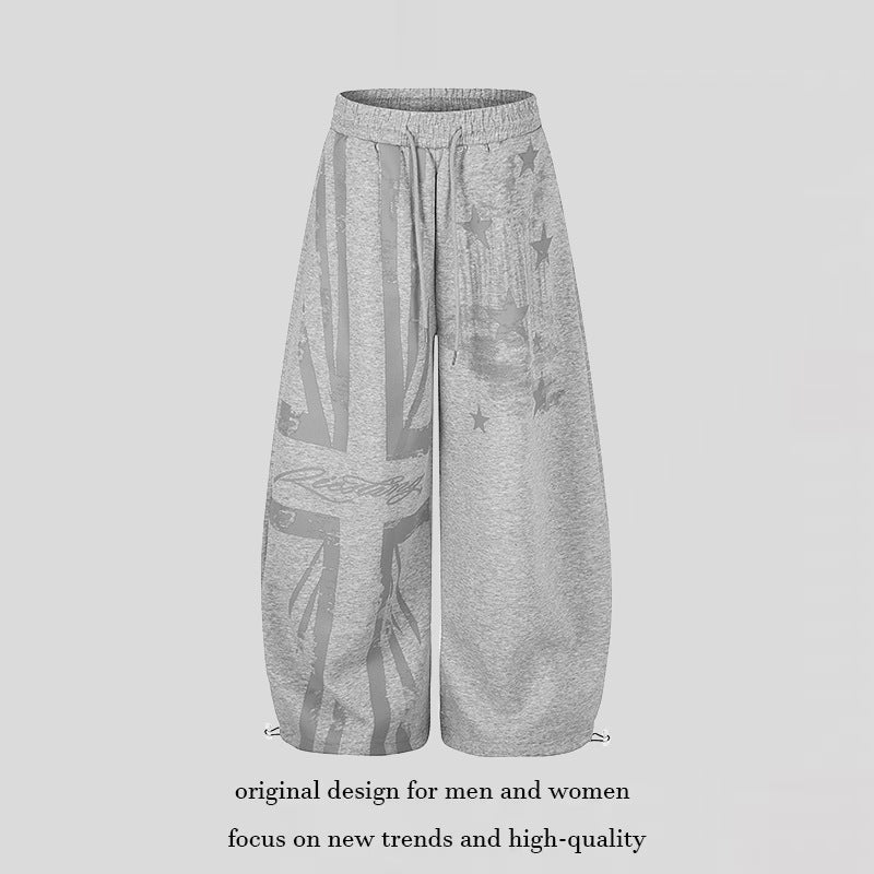 Damen Extraweite Culotte-Sweatpants mit hohem Komfortbund, Kordelzug und verstellbaren Saumabschlüssen Echoarchiv