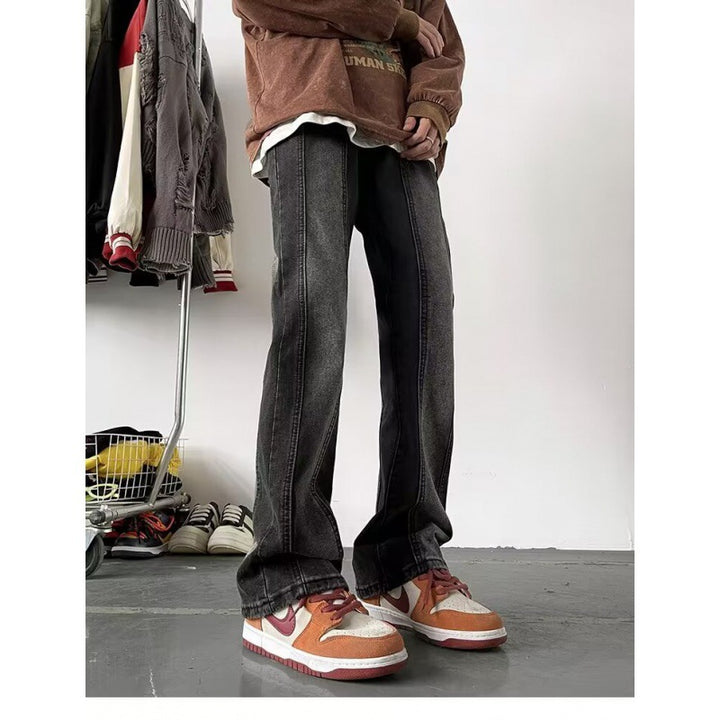 Herren weite Street-Style Jeans mit einzigartigem Design Echoarchiv