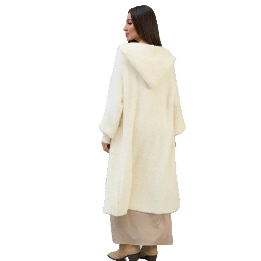 Damen Eleganter Lange Strickmantel Echo Archiv