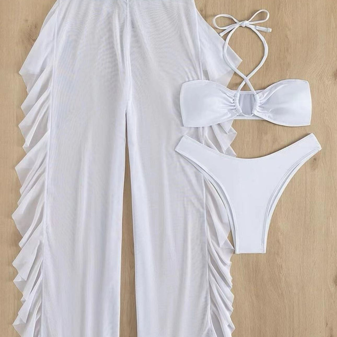 Damen Bikini-Set mit luftiger Rüschenhose Echo Archiv