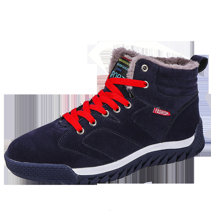 Damen Gefütterte High-Top Winter-Sneaker mit Teddyfutter, gepolstertem Schaft und griffiger Profilsohle Echo Archiv