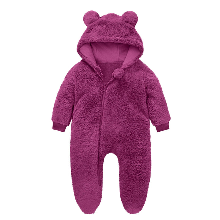 Kleinkind Fleece Overall mit Bärenohren – Montévia