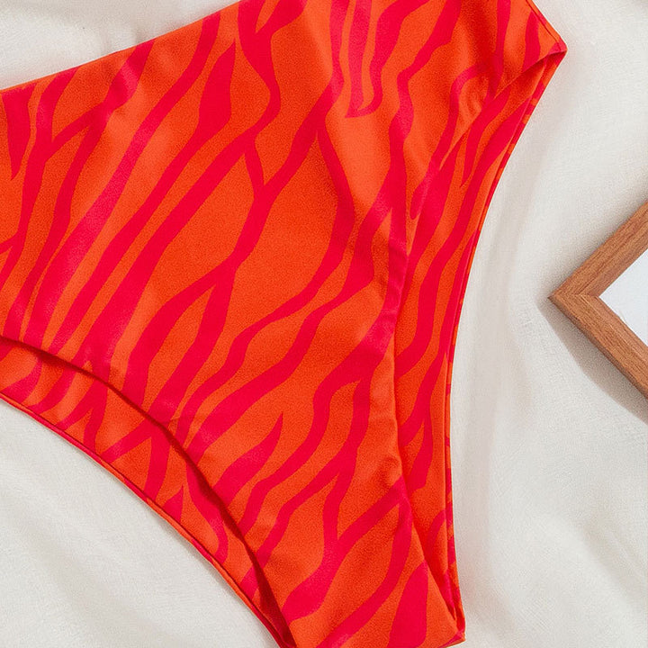 Damen Triangel-Bikini mit schickem Wickeloberteil Echo Archiv