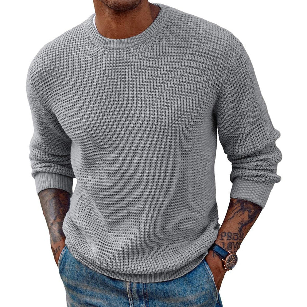 Herren Strukturierter Pullover Echoarchiv