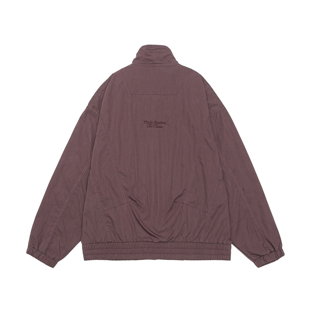 Unisex Leichter Boxy‑Blouson mit Funnel‑Kragen und Utility‑Taschen Echoarchiv