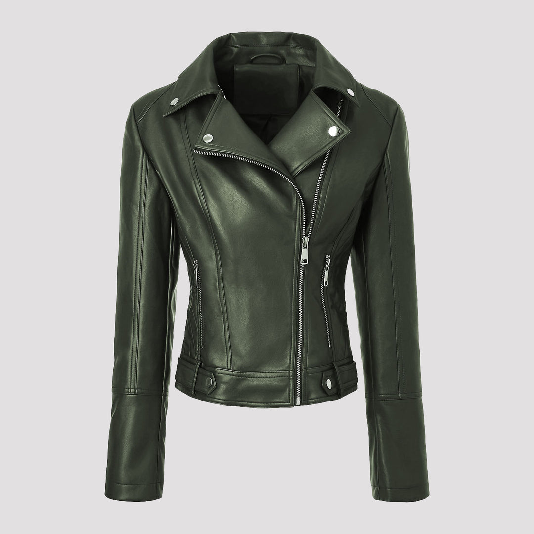 Damen Klassische Bikerjacke Echo Archiv