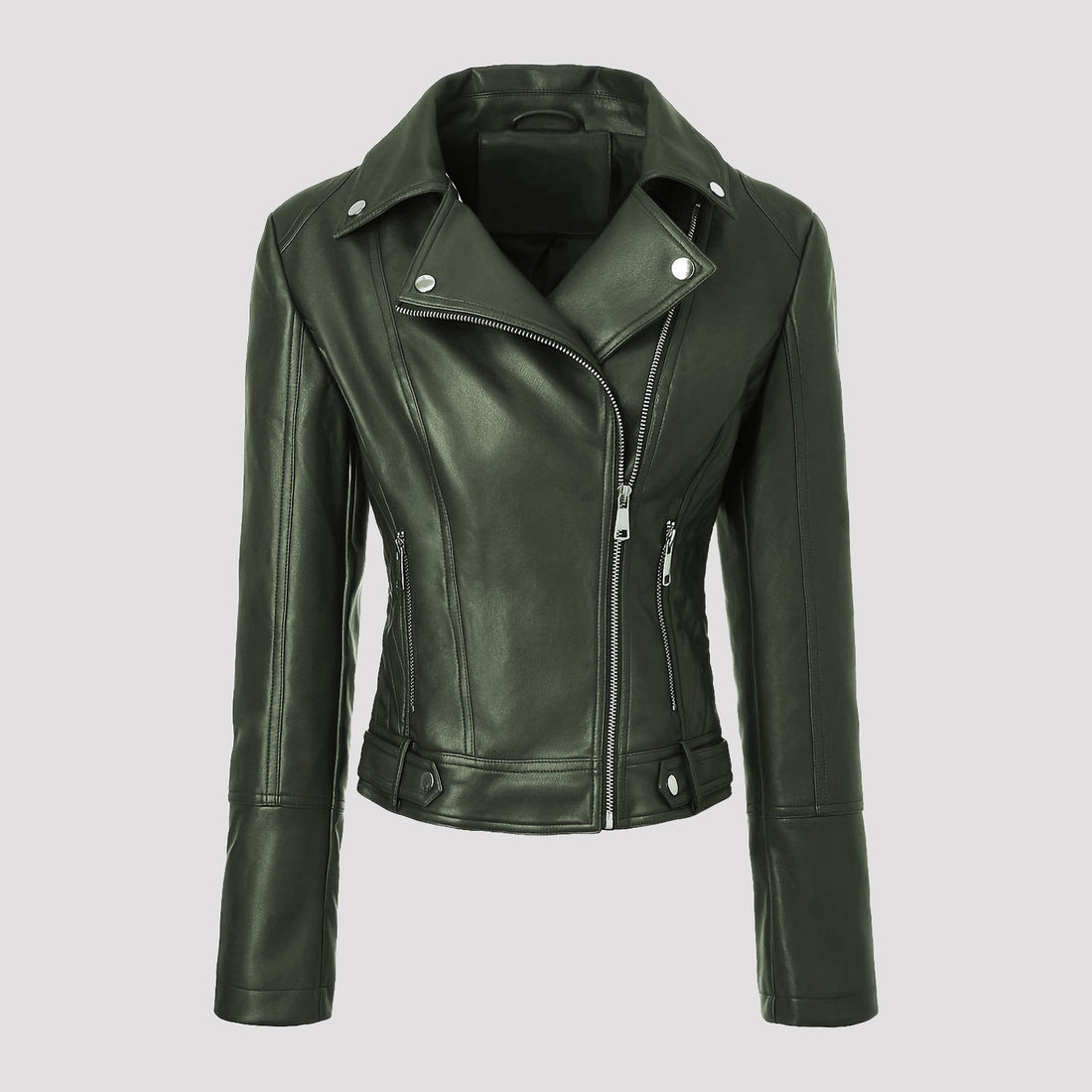 Damen Klassische Bikerjacke – Célinea