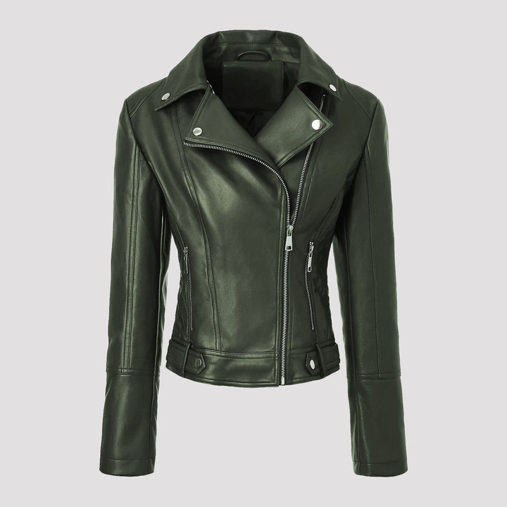 Damen Klassische Bikerjacke Echo Archiv