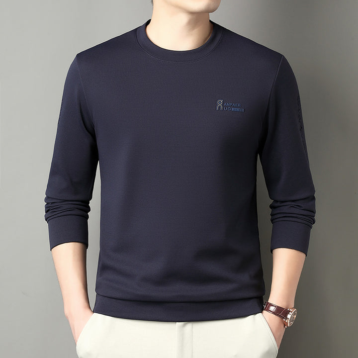 Herren Sport Sweatshirt mit strukturiertem Gewebe und modernem Rundhalsausschnitt Echoarchiv