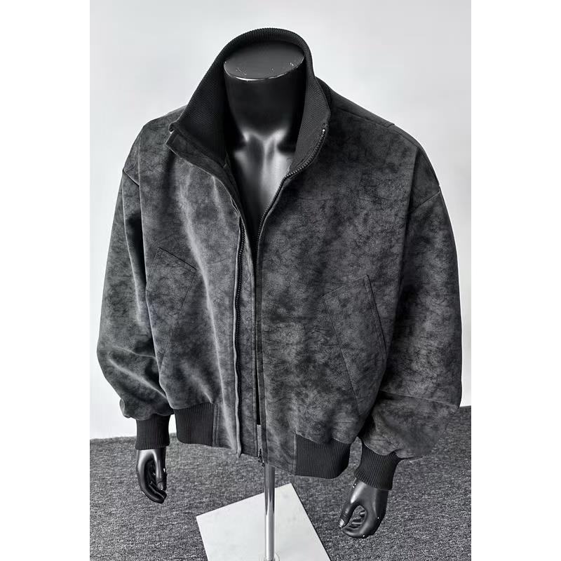 Herren Modische Bomberjacke aus luxuriösem Material Echoarchiv