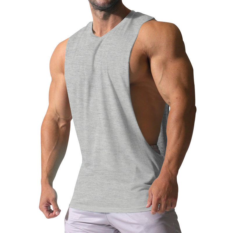 Herren Ärmelloses Sportshirt mit tiefem Rückenausschnitt und atmungsaktivem Material Echoarchiv