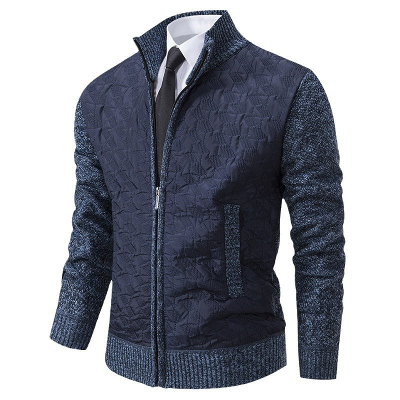 Herren Übergangsjacke mit hohen Kragen und gesteppter Innenseite Echoarchiv