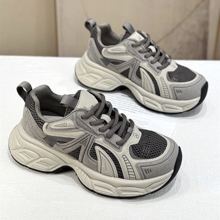 Damen Sportliche Sneakers mit atmungsaktivem Mesh und dämpfender Sohle Echo Archiv
