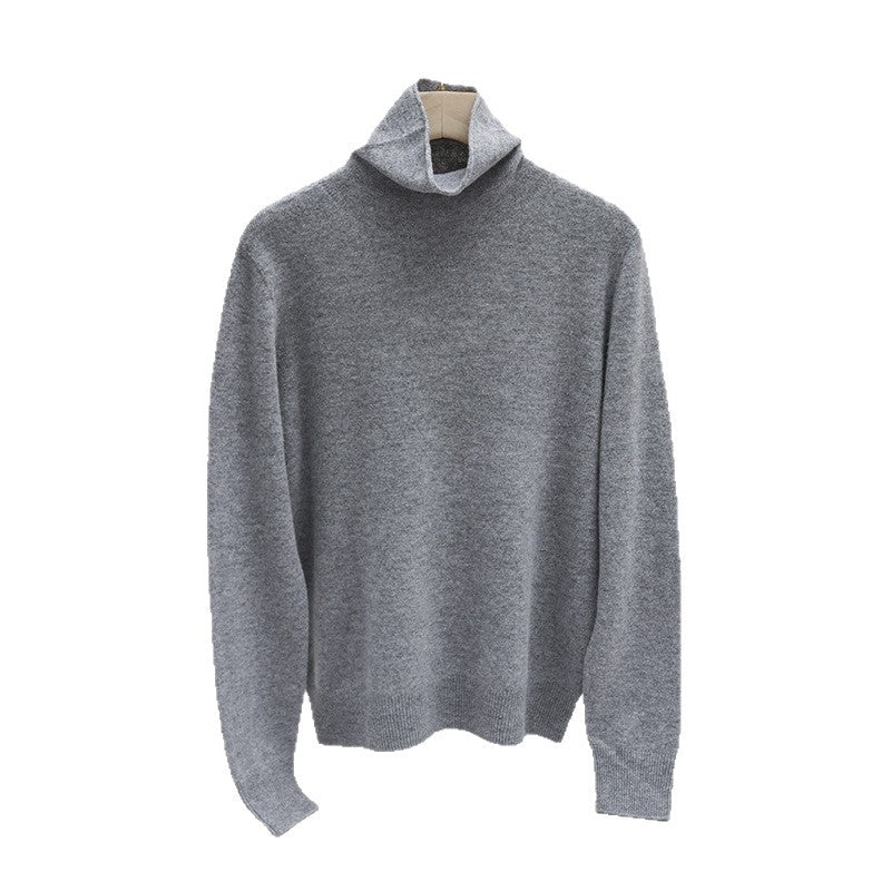 Damen Feiner Rollkragenpullover aus leichtem Feinstrick mit geripptem Saum und schmaler Silhouette Echo Archiv