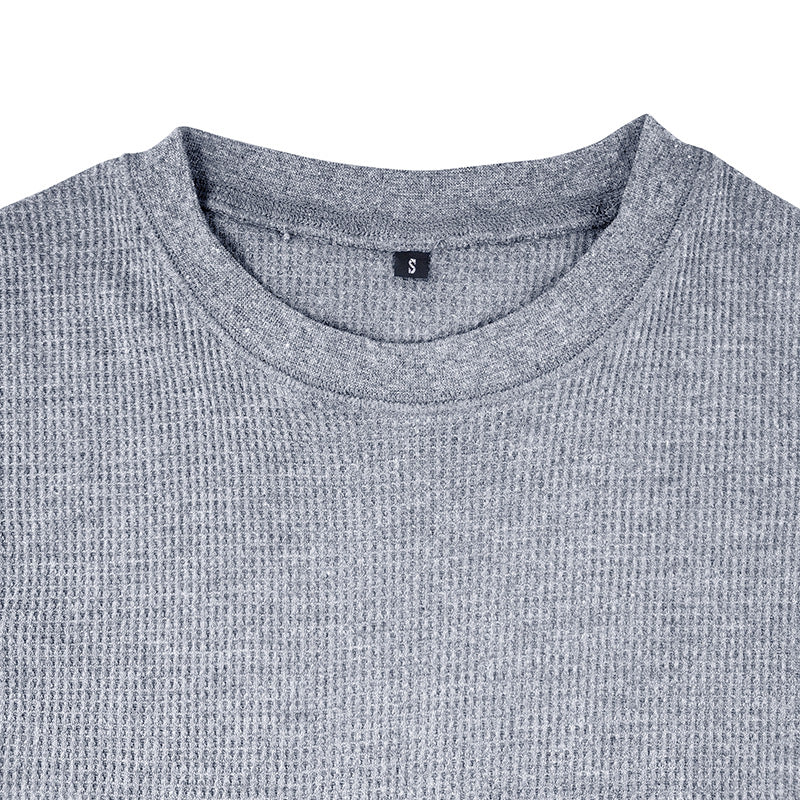 Herren Langarmshirt aus weichem, atmungsaktivem Baumwollmix mit feiner Rippstruktur Echoarchiv