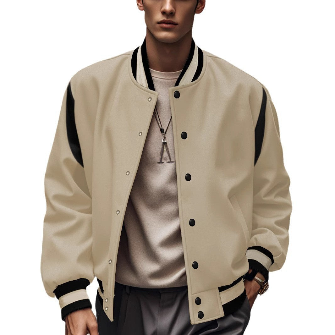 Herren modische Bomberjacke mit Kontrastdetails Echoarchiv