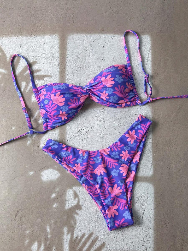 Damen Floral Bikini-Set Echo Archiv