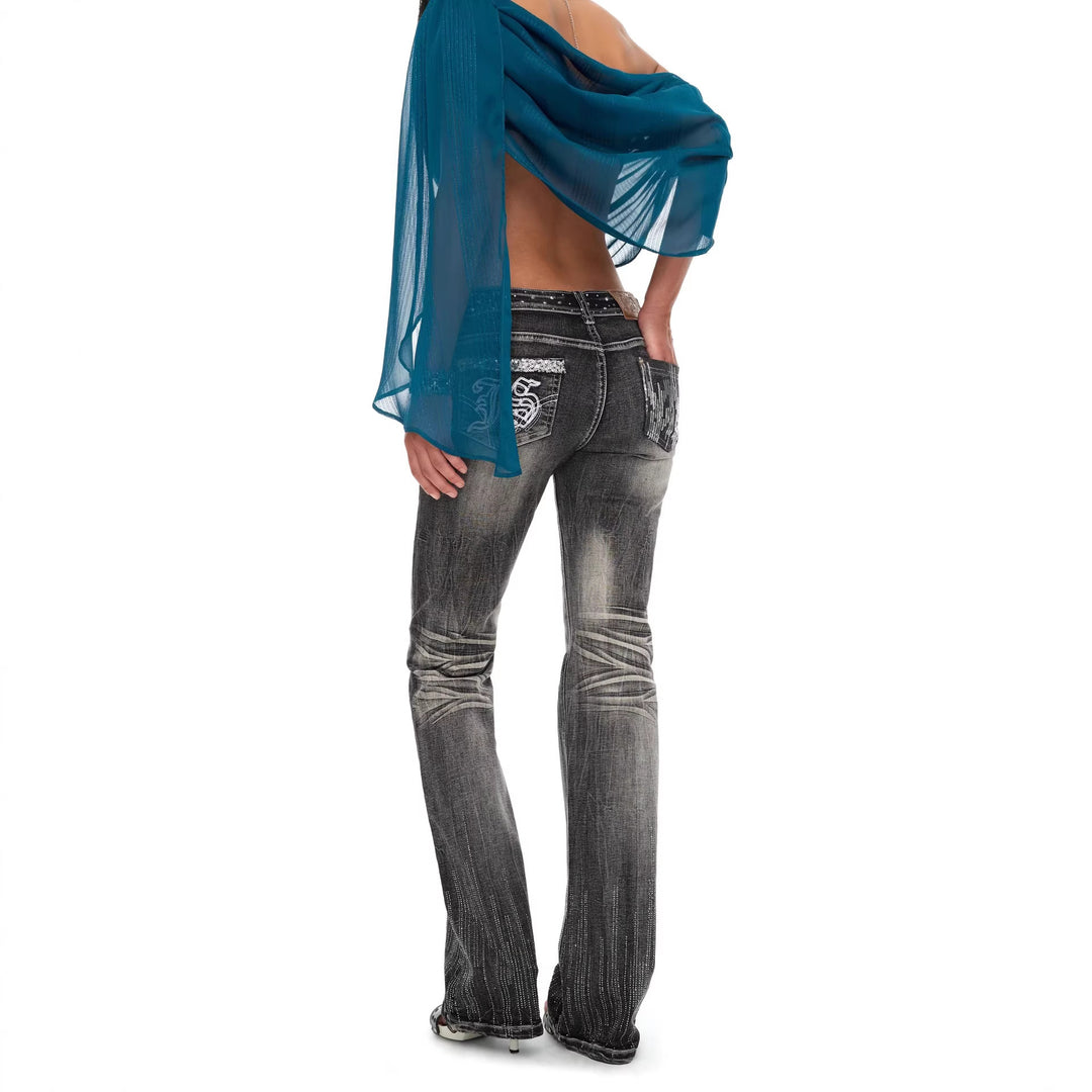Damen Bootcut Jeans Echo Archiv