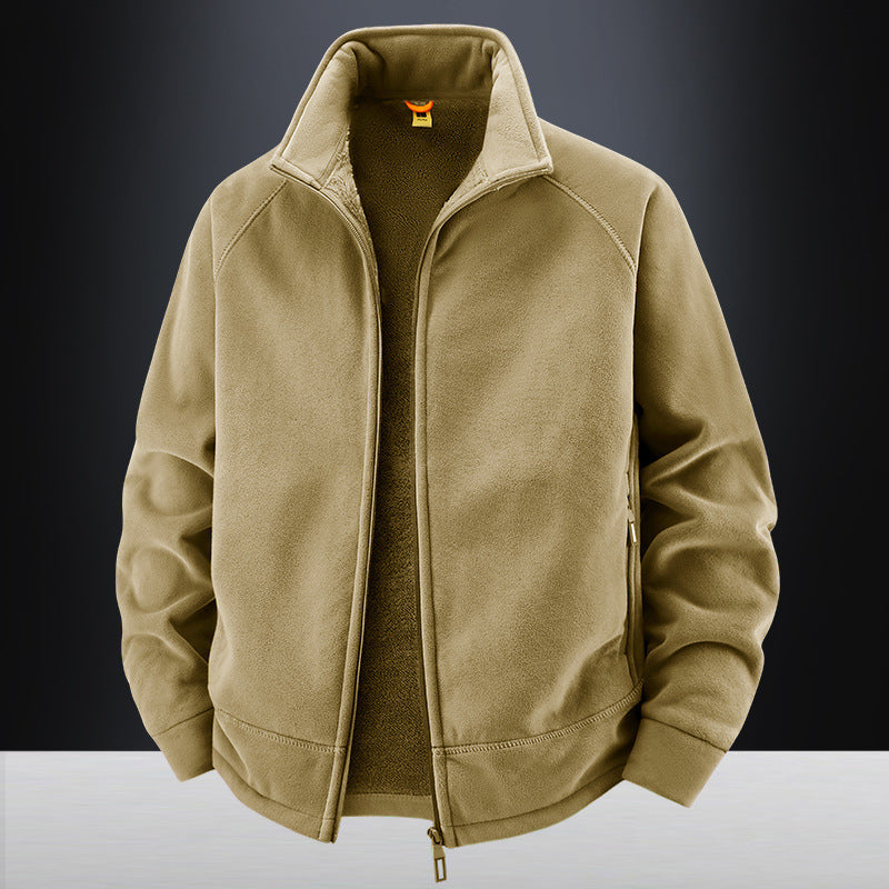 Herren Fleecejacke mit weichem Innenfutter und praktischem Reißverschluss Echoarchiv