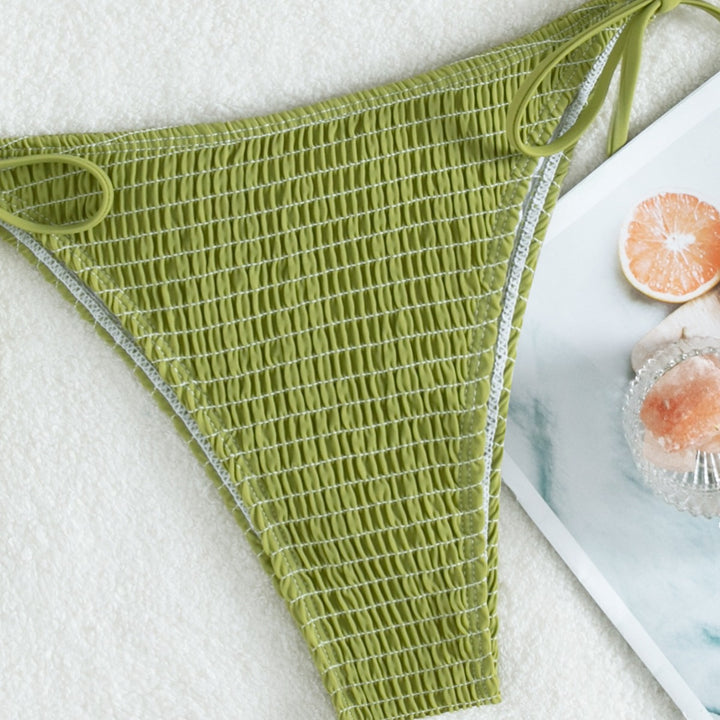 Damen Triangel-Bikini-Set mit raffiniertem Strukturdesign Echo Archiv