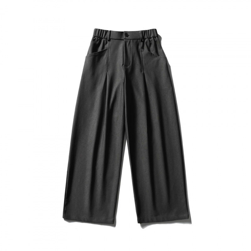 Damen Hochtaillierte Culotte‑Hose mit elastischem Rückenteil, soften Twill und dekorativen Vorderfalten Echo Archiv