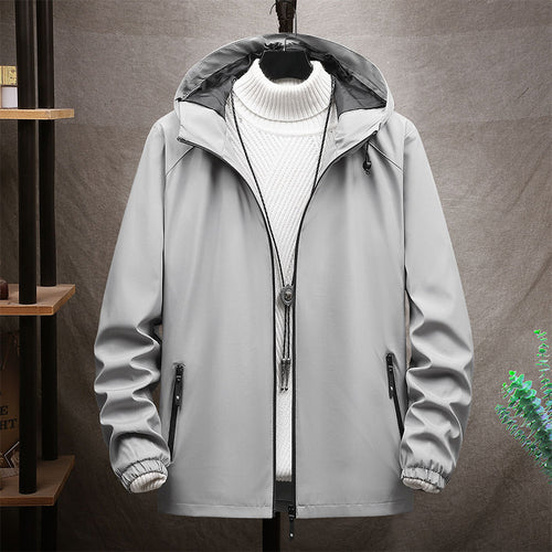 Herren Leichte Sportjacke mit Kapuze Echo Archiv
