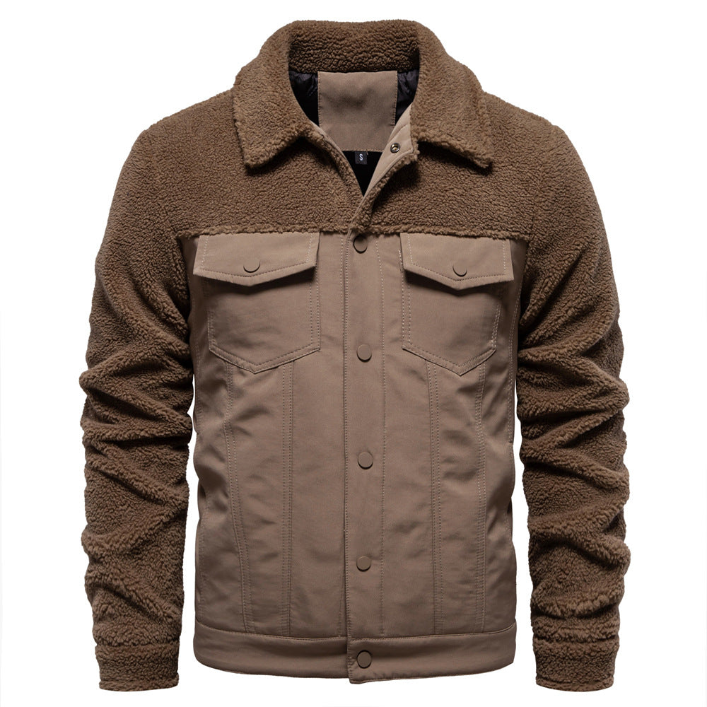 Herren gefütterte Jacke im Jeansstil Echoarchiv