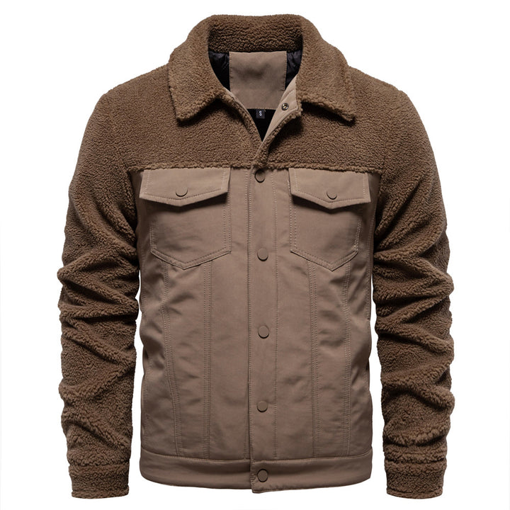 Herren gefütterte Jacke im Jeansstil Echoarchiv