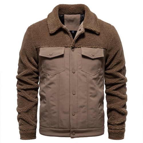 Herren gefütterte Jacke im Jeansstil Echoarchiv