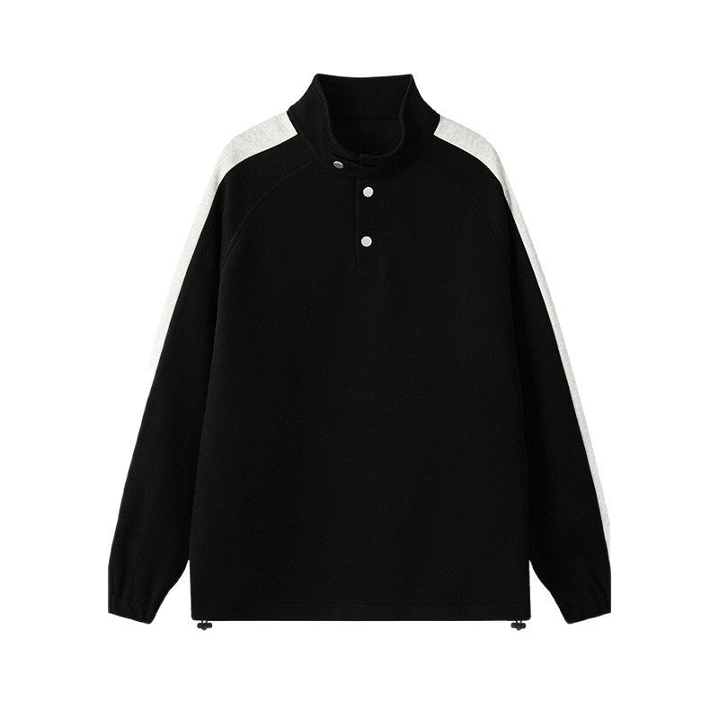 Herren Lässiger Overshirt Pullover Echoarchiv
