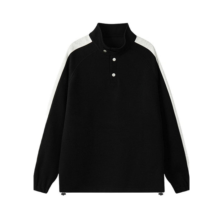 Herren Lässiger Overshirt Pullover Echoarchiv