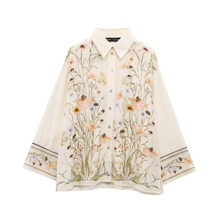 Damen Palazzo-Hose mit floralen Mustern Echo Archiv