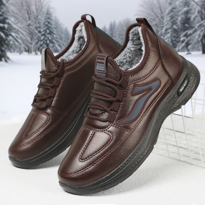 Damen Sportliche Lammfell-Sneaker mit rutschfester Sohle Echo Archiv