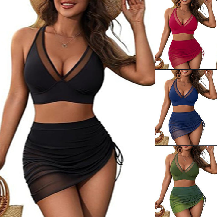 Damen Bikini-Set mit raffinierten Cut-Outs und modischem Leopardenmuster Echo Archiv