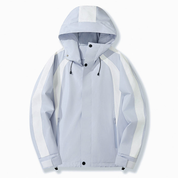 Herren wetterfeste Funktionsjacke mit verstellbarem Kapuzenkragen und Atmungsaktivität Echoarchiv