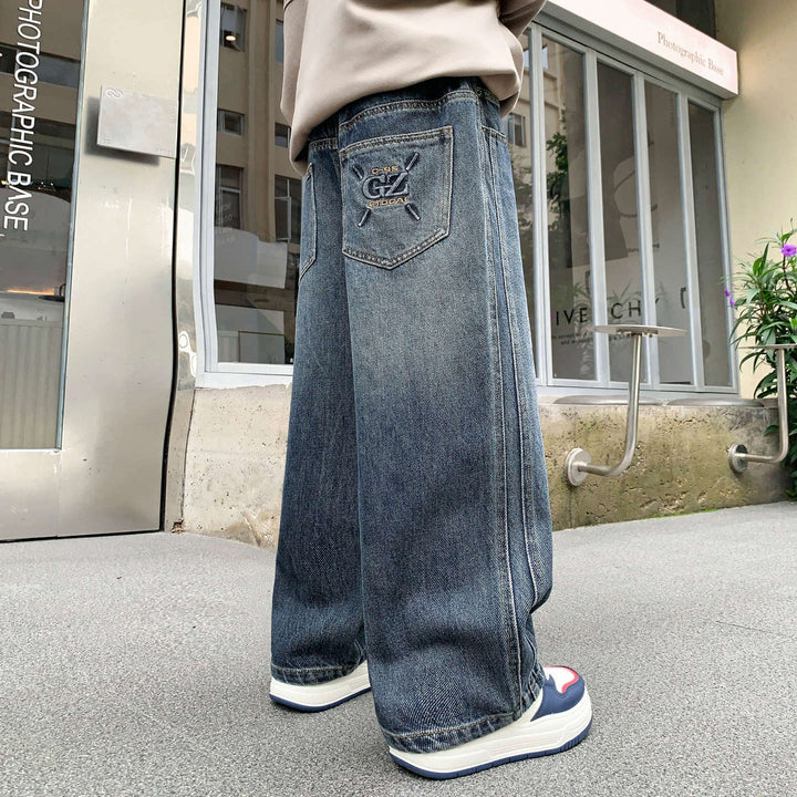 Unisex weite Cargo-Jeans im Streetwear-Style Echo Archiv