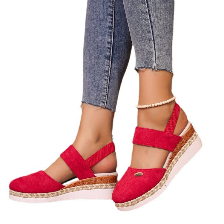 Damen Keil-Slingback Espadrille mit gepolstertem Komfortfußbett – Sorelia