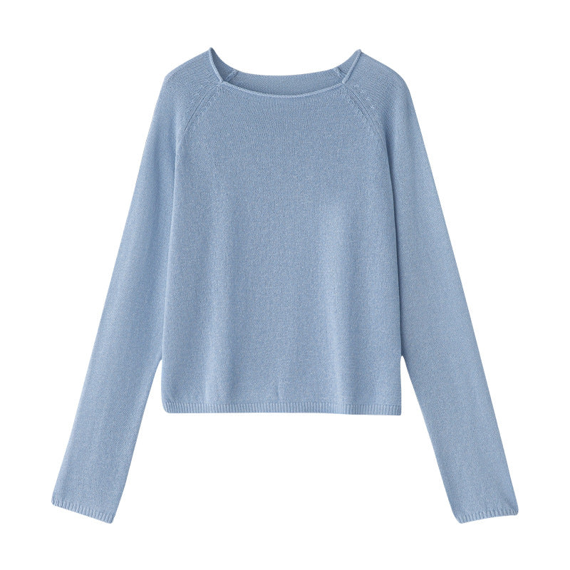 Damen Feinstrickpullover mit Raglanärmeln und weiter Passform Echo Archiv