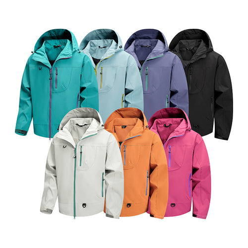 Herren technische Outdoor-Jacke mit wasserdichtem Gewebe und verstellbarem Kapuzensystem Echoarchiv