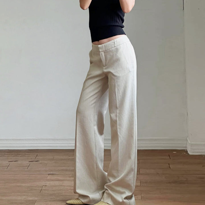 Damen weite Hochglanz-Hosen im eleganten Schnitt Echo Archiv