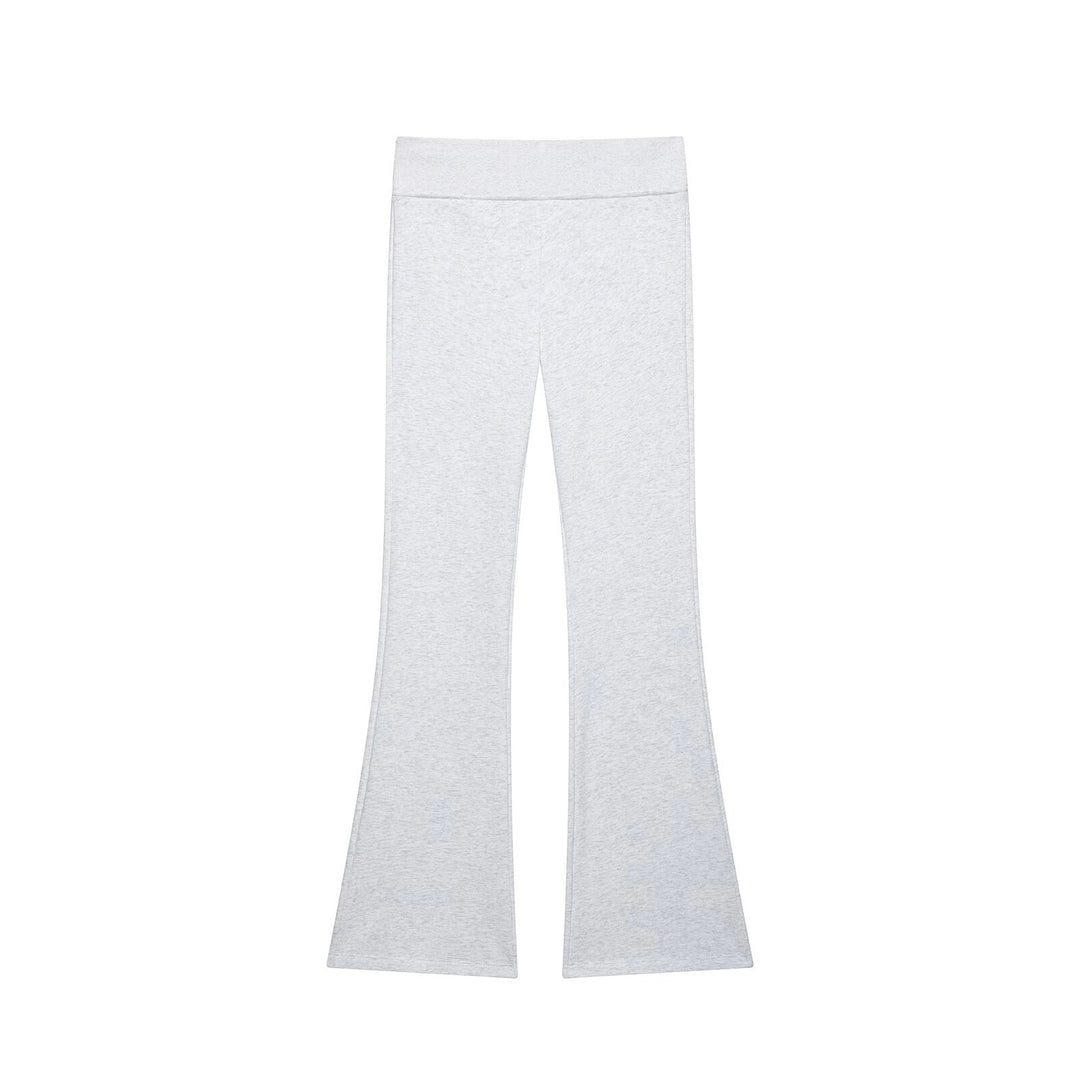 Damen Hochtaillierte Stretch-Flared-Hose mit weitem Schlag und elastischem Bund Echo Archiv