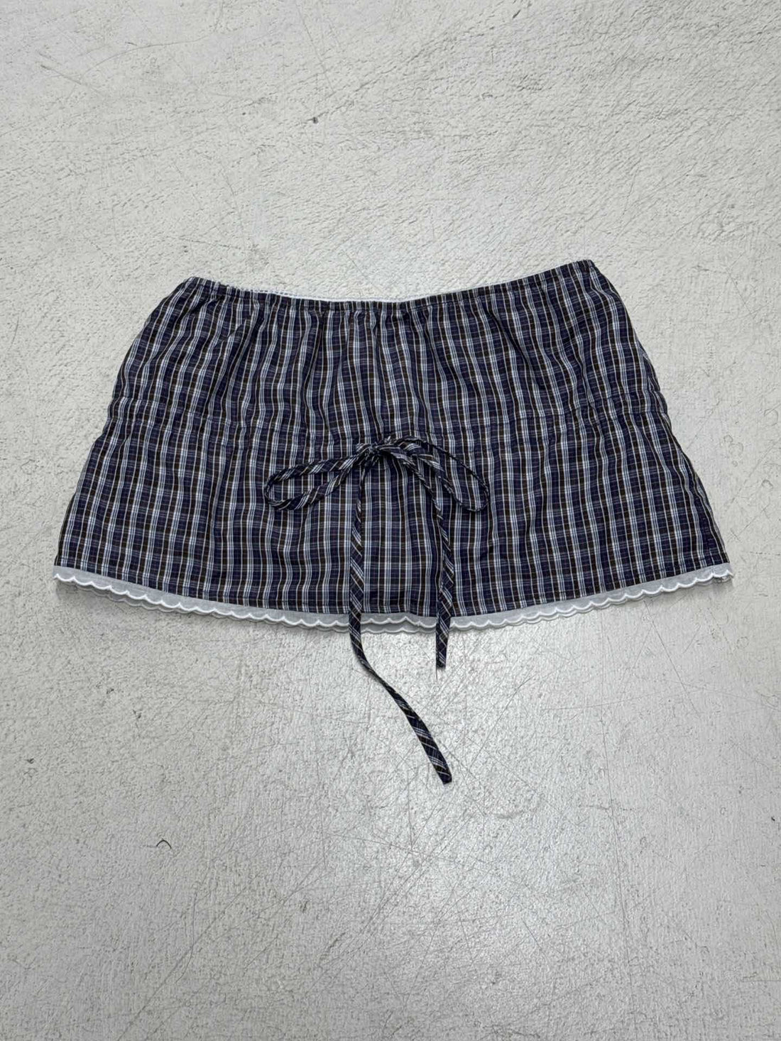 Damen Freizeithose mit Kordelzug und kariertem Design – Avélisse