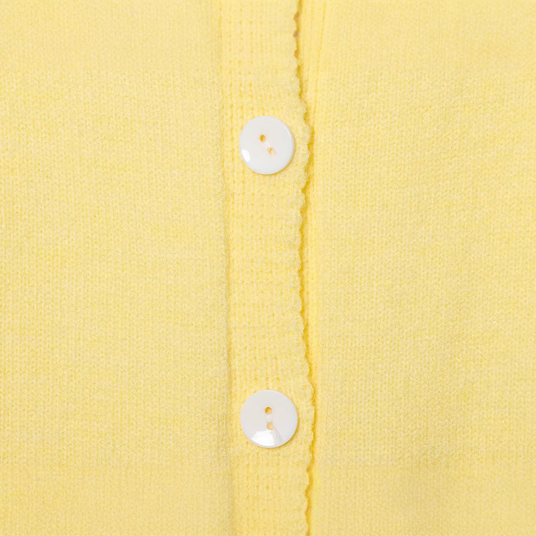 Damen Feinstrick-Cardigan mit integrierter Kontrast-Kapuze und durchgehender Knopfleiste Echoarchiv