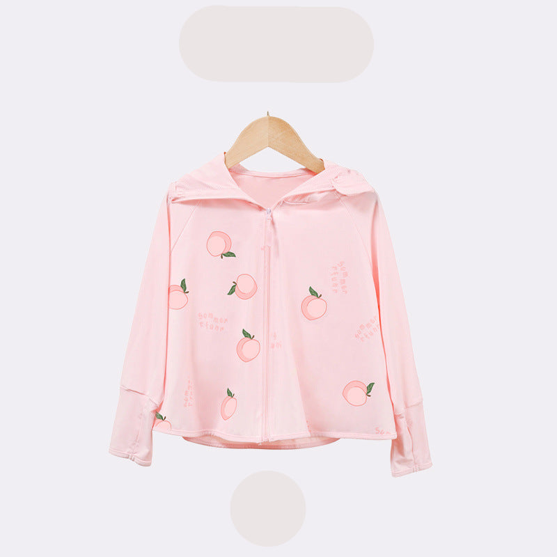 Kinder UV-Schutzjacke mit Kapuze und leichten atmungsaktiven Eigenschaften Echo Archiv